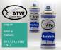 Preview: Jaguar, Mistral Metallic, 861 / JHA 1861 / JHJ: 400ml Sprühdose + 400ml Klarlack - Set, von ATW Autoteile West.